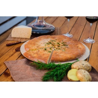 Пирог с картошкой и сыром